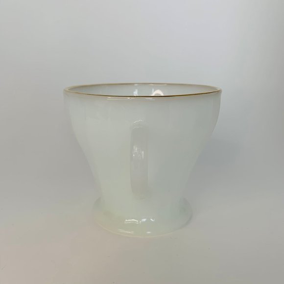 Vintage Swirl Golden Shell Lustre Creamer & Open Sugar by Anchor Hocking - Picture 9 of 13